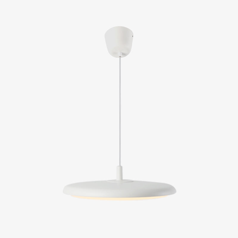 Suspension LED Sysley avec abat-jour plat et arrondi