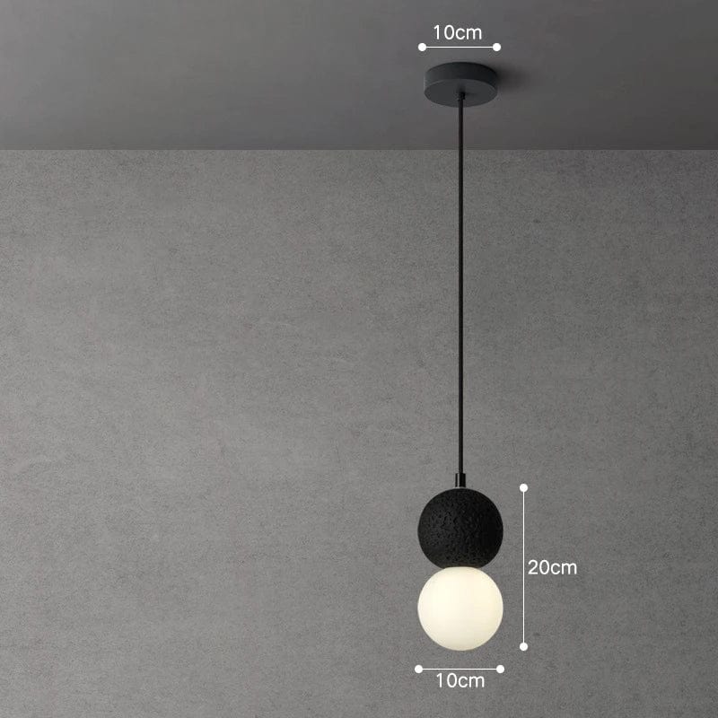 Suspension LED Ballsy Cement - Style Nordique Moderne | Marco Lucetti Lampe suspendue 1 / 4W (MAX100W)