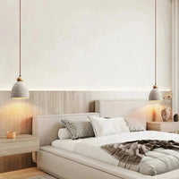 Suspension LED Beton Ciment Design Loft Bar Restaurant Artiste Éclairage | Marco Lucetti