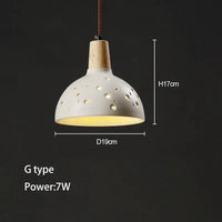 Suspension LED Beton Ciment Design Loft Bar Restaurant Artiste Éclairage | Marco Lucetti Type G / 6000K