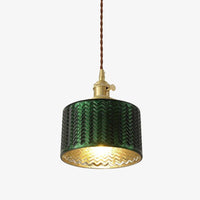 Suspension LED Dena - Édition Vert Doré