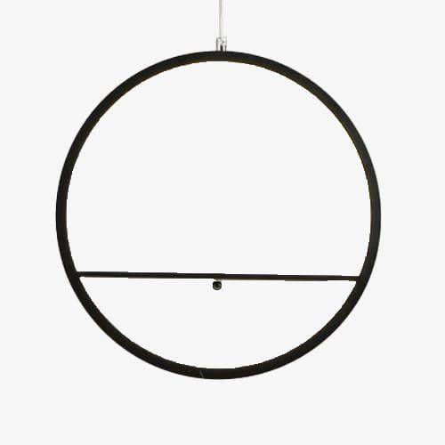 Suspension LED Birdy Circle - Noir ou Blanc | Marco Lucetti