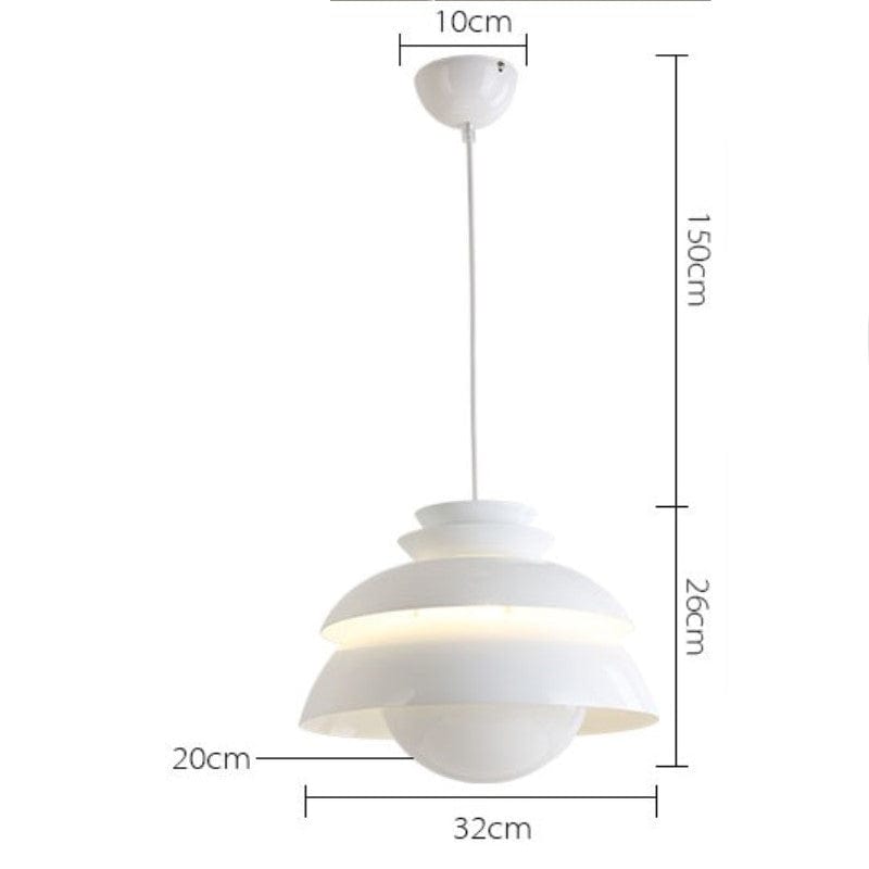Suspension LED blanche en forme de fleur - Design danois | Marco Lucetti