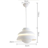 Suspension LED blanche en forme de fleur - Design danois | Marco Lucetti