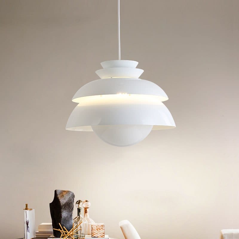 Suspension LED blanche en forme de fleur - Design danois | Marco Lucetti