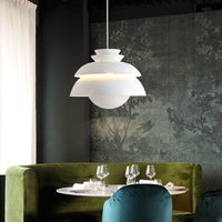 Suspension LED blanche en forme de fleur - Design danois | Marco Lucetti