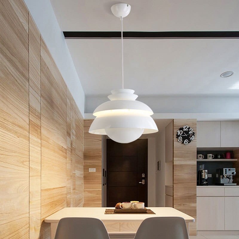 Suspension LED blanche en forme de fleur - Design danois | Marco Lucetti