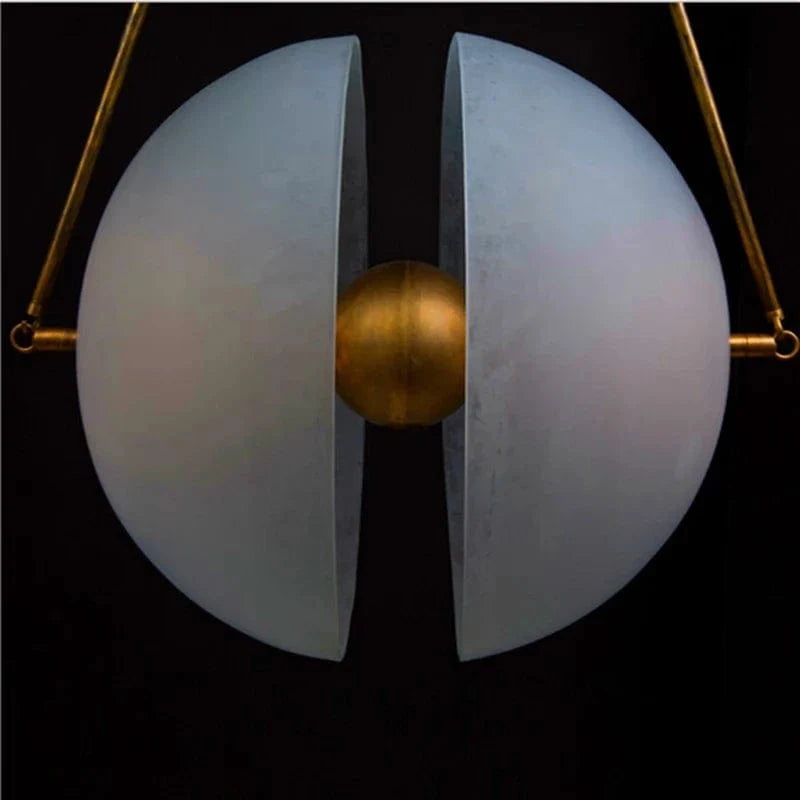 Suspension LED Blanche en Verre Lait | Marco Lucetti