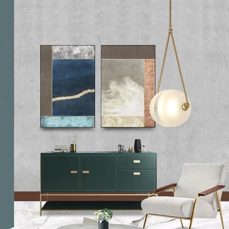 Suspension LED Blanche en Verre Lait | Marco Lucetti