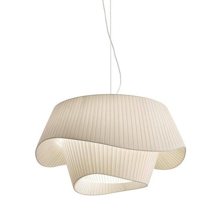 Suspension LED blanche Fabric Design. | Marco Lucetti
