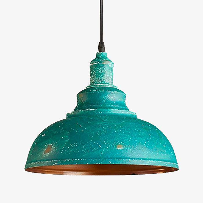 Suspension LED Bleue Rétro Rustique | Marco Lucetti LED