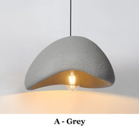 Suspension LED Boaz - Design minimaliste et original. | Marco Lucetti A - Gris / D30 x H150cm / Chaude