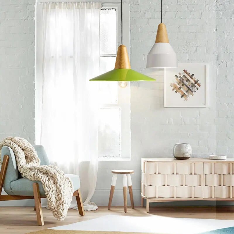 Suspension LED Bois Naturel | Marco Lucetti