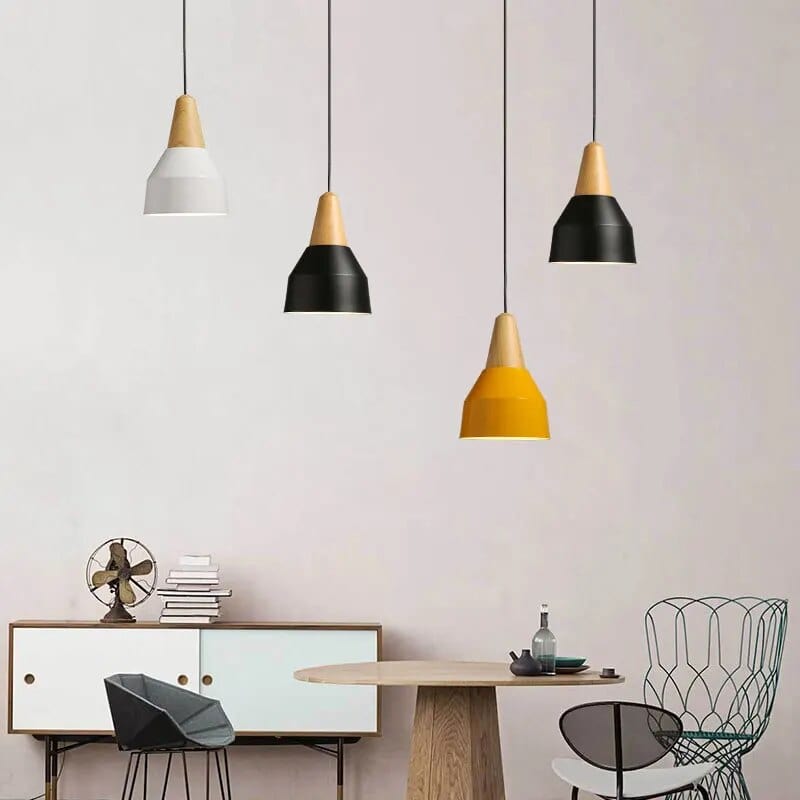 Suspension LED Bois Naturel | Marco Lucetti