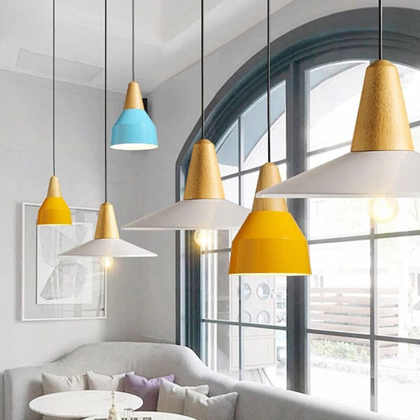 Suspension LED Bois Naturel | Marco Lucetti