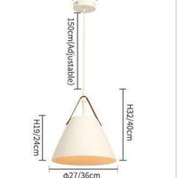 Suspension LED Botimi en métal et tissu | Marco Lucetti