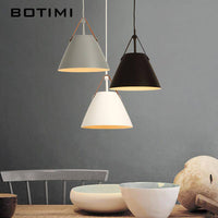Suspension LED Botimi en métal et tissu | Marco Lucetti