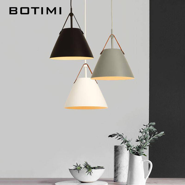 Suspension LED Botimi en métal et tissu | Marco Lucetti