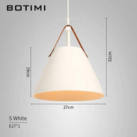 Suspension LED Botimi en métal et tissu | Marco Lucetti Blanc - S