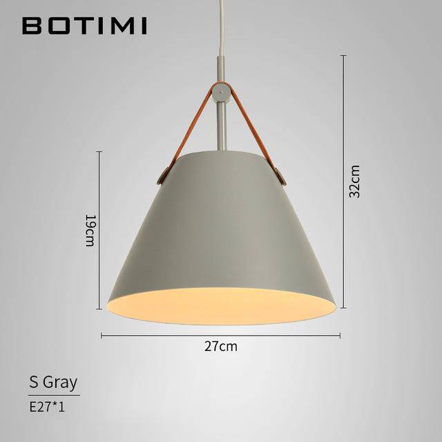 Suspension LED Botimi en métal et tissu | Marco Lucetti Gris - S