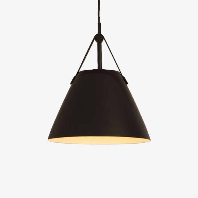 Suspension LED Botimi en métal et tissu | Marco Lucetti Noir - Large