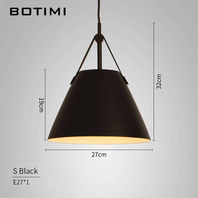 Suspension LED Botimi en métal et tissu | Marco Lucetti Noir - S