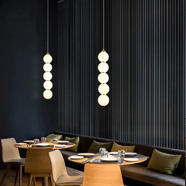 Suspension LED Boule Or Brillant | Marco Lucetti 1 tête / Lumière chaude