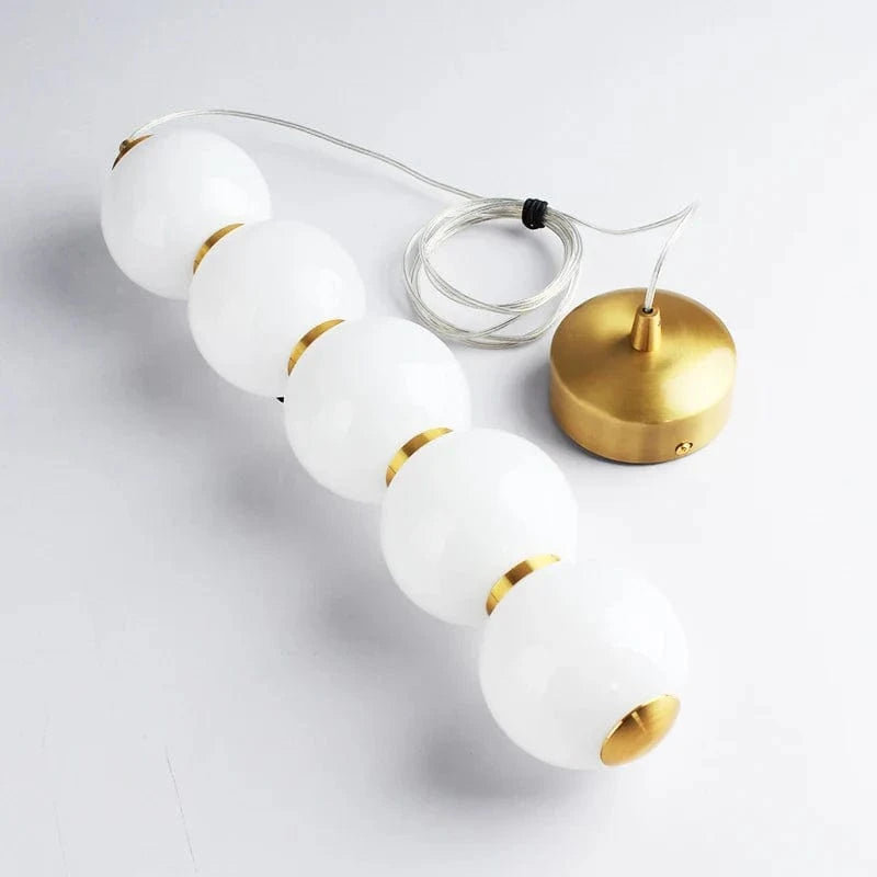 Suspension LED Boule Or Brillant | Marco Lucetti