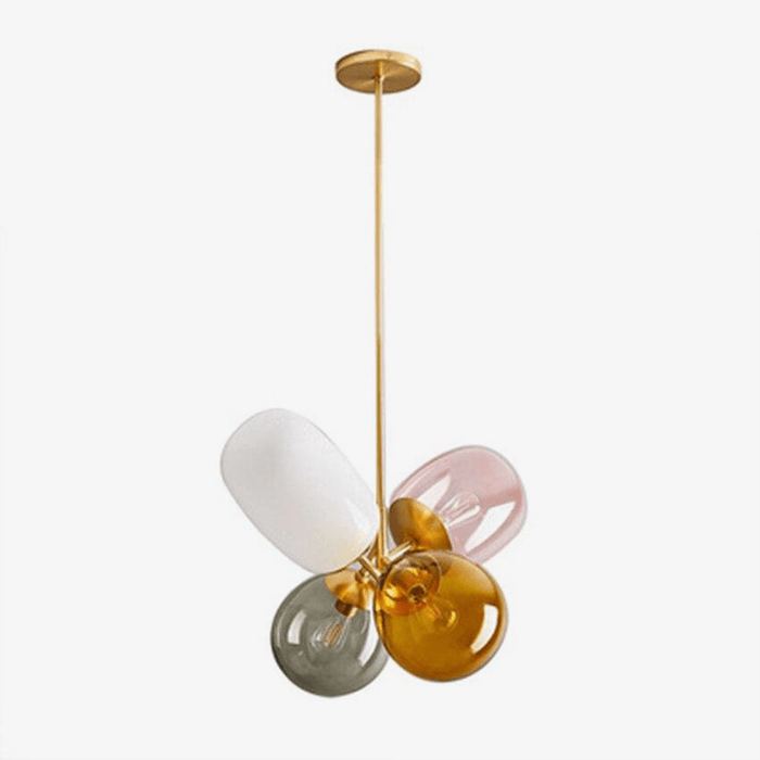 Suspension LED Boules Colorées en Verre Fumé | Marco Lucetti