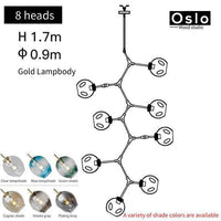 Suspension LED "Branch Glow" | Marco Lucetti Doré / 8 lampes