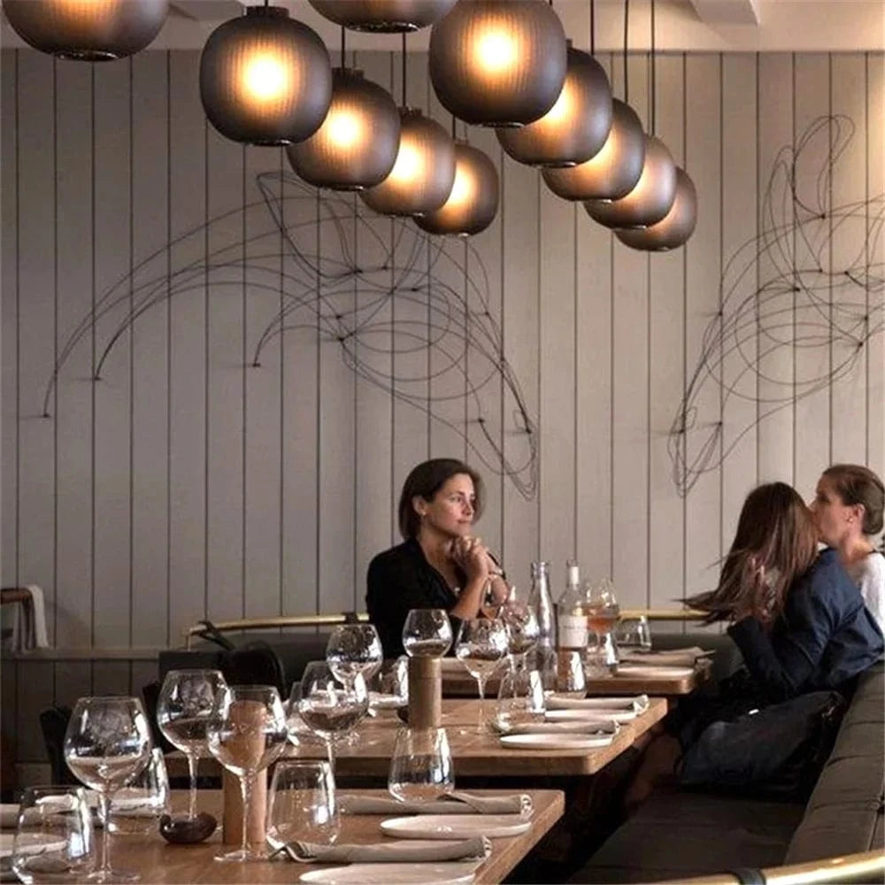 Suspension Led « Bubble Glass » au Design post-moderne | Marco Lucetti