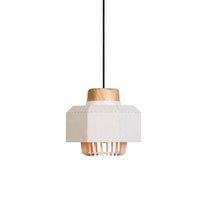 Suspension LED "Cage Colorée Loft" | Marco Lucetti Blanc / B