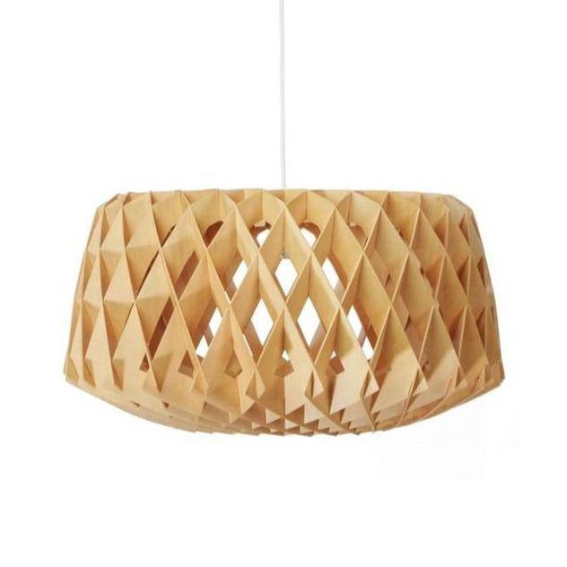 Suspension LED Cage en Bois Scandinave | Marco Lucetti