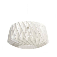 Suspension LED Cage en Bois Scandinave | Marco Lucetti Blanc