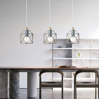 Suspension LED Cage Métal Moderniste | Marco Lucetti