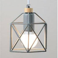 Suspension LED Cage Métal Moderniste | Marco Lucetti Gris / A