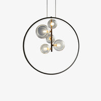 Suspension LED Cala Glass Bubble Ring | Marco Lucetti D 50cm / Chaude