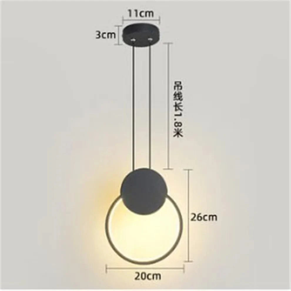 Suspension LED Carré Géométrique Nordique Métal 2020 | Marco Lucetti Noir A / Lumière chaude