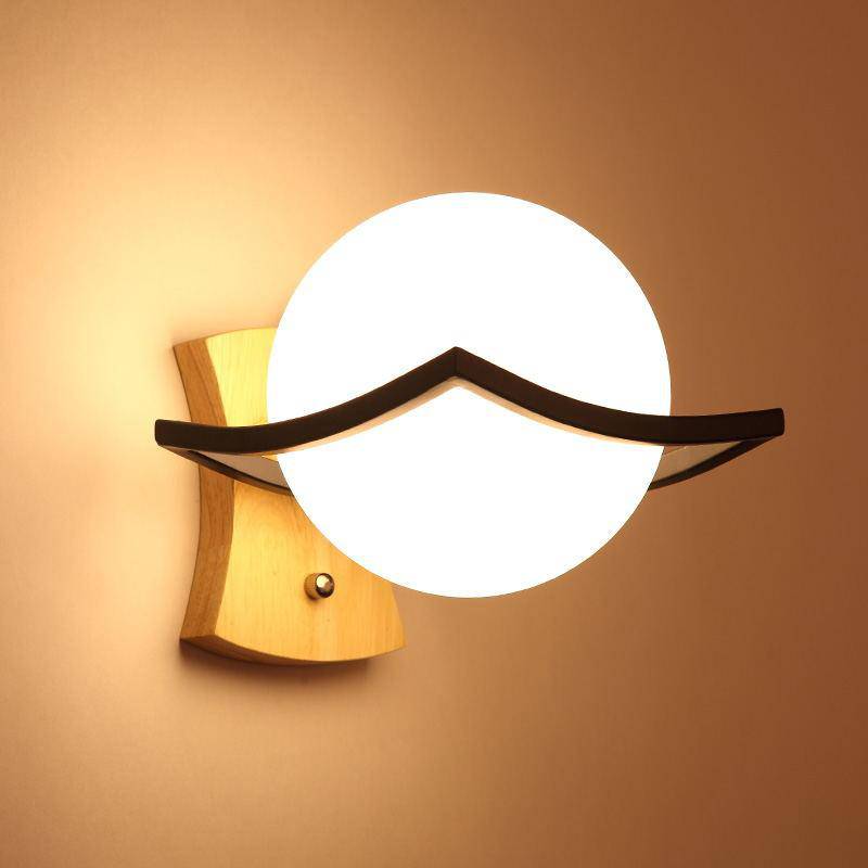 Suspension LED chic à boule de verre | Marco Lucetti