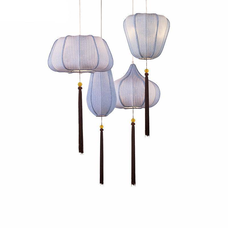 Suspension LED Chinoise en Tissu | Marco Lucetti