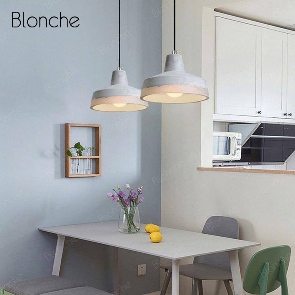 Suspension LED Ciment avec Abat-jour Loft | Marco Lucetti