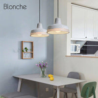 Suspension LED Ciment avec Abat-jour Loft | Marco Lucetti
