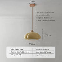 Suspension LED Citrouille Glow | Marco Lucetti 023PL008 Crème / Blanc froid