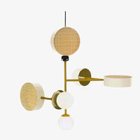 Suspension LED Colorama | Marco Lucetti 6 lampes / Mixte A / 100 x 70cm