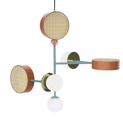 Suspension LED Colorama | Marco Lucetti 6 lampes / Mixte B / 100 x 70cm