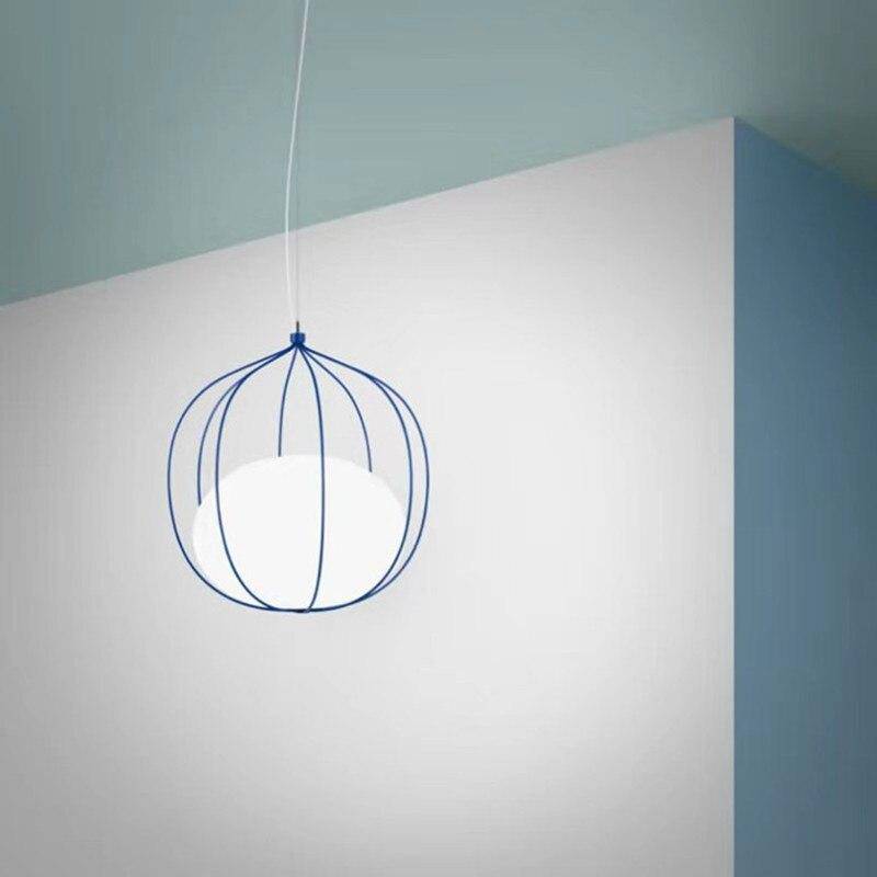 Suspension LED colorée avec sphère en verre Clear Glow | Marco Lucetti