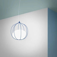 Suspension LED colorée avec sphère en verre Clear Glow | Marco Lucetti