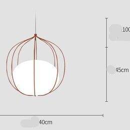 Suspension LED colorée avec sphère en verre Clear Glow | Marco Lucetti