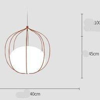 Suspension LED colorée avec sphère en verre Clear Glow | Marco Lucetti