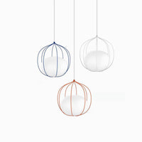 Suspension LED colorée avec sphère en verre Clear Glow | Marco Lucetti